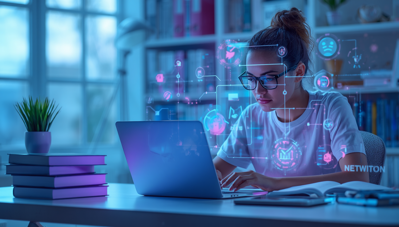 Student using free AI tools for studying, homework, research, and productivity in 2026