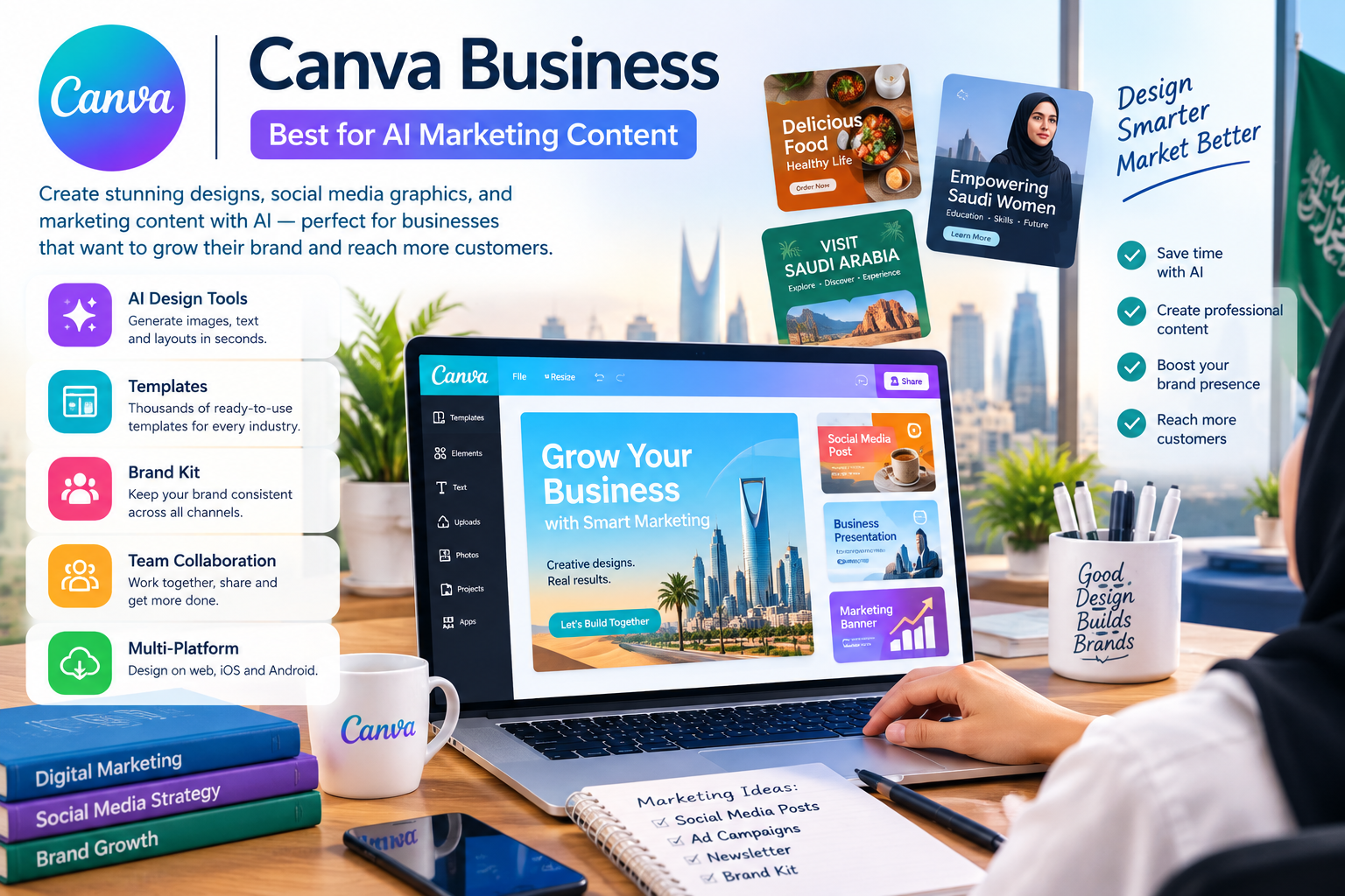 Canva Business — Best for AI Marketing Content