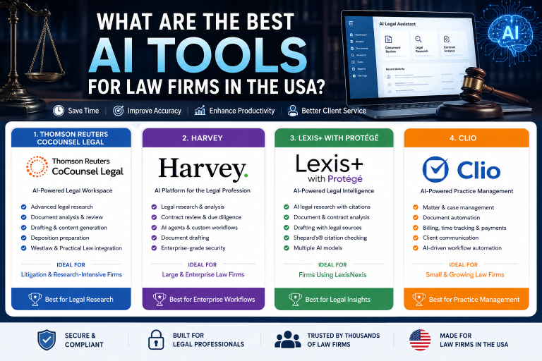 What are the best AI tools for law firms in the USA?