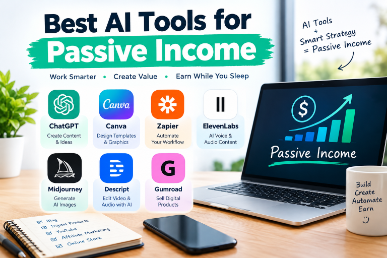 Best AI Tools for Passive Income