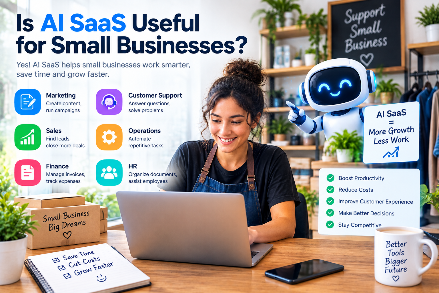 Is AI SaaS useful for small businesses?