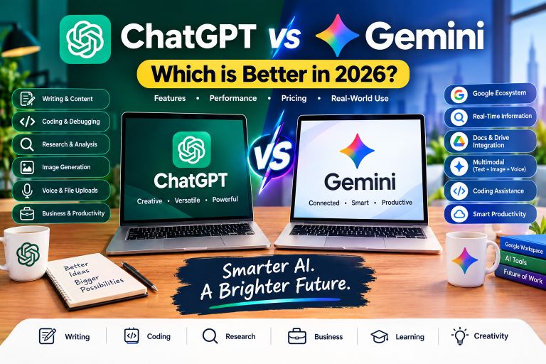 ChatGPT vs Gemini – Which is Better in 2026