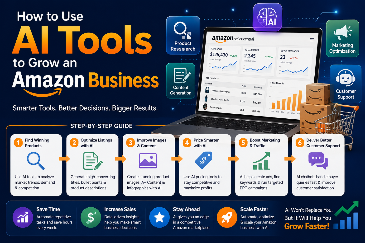 How to Use AI Tools to Grow an Amazon Business