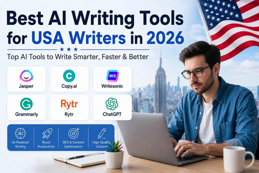 Best AI Writing Tools for USA Writers in 2026