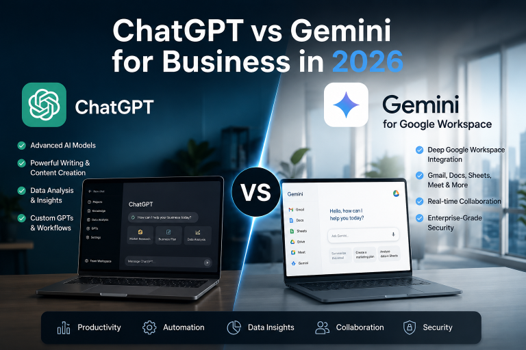 ## ChatGPT vs Gemini for Business in 2026