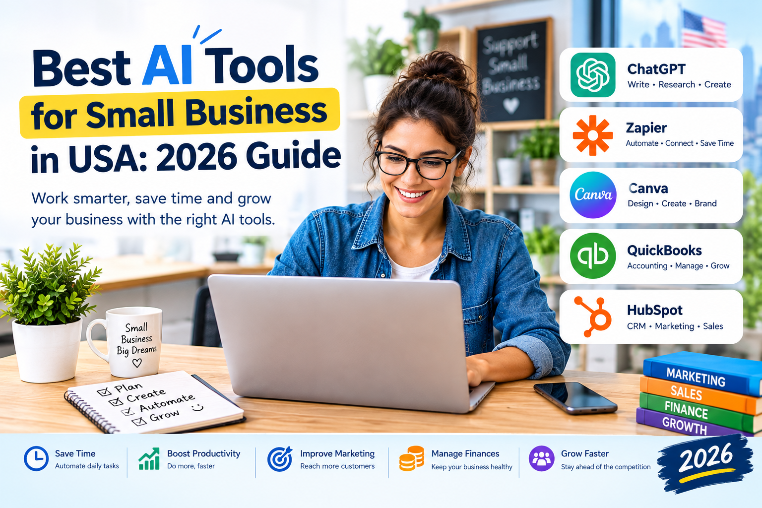 Best AI Tools for Small Business in USA: 2026 Guide