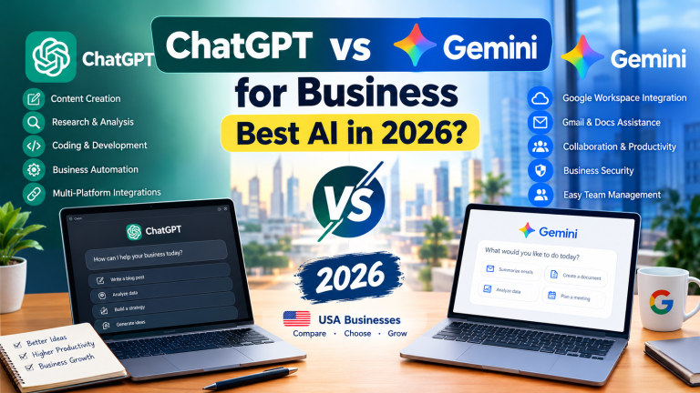 ChatGPT vs Gemini for Business: Best AI in 2026?