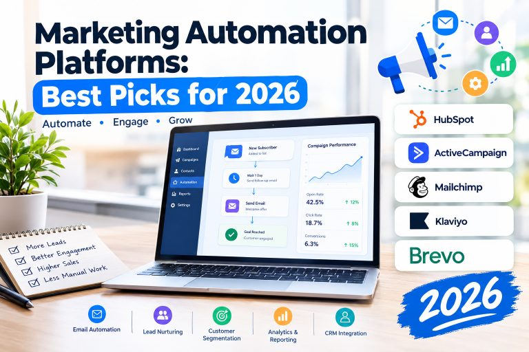 Marketing Automation Platforms: Best Picks for 2026