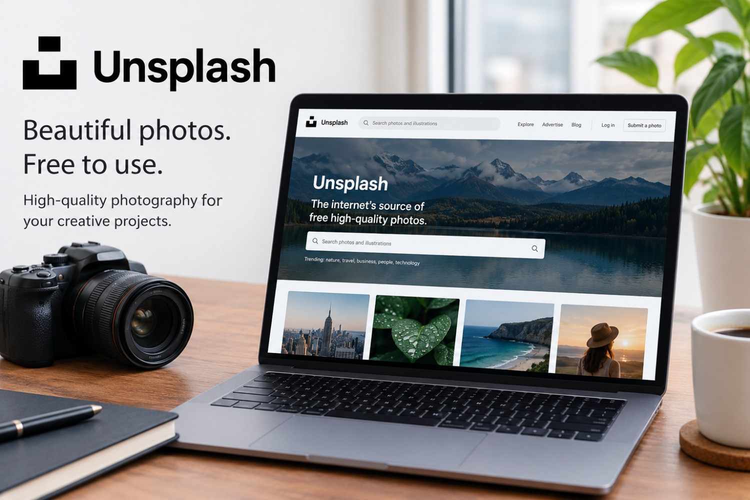Unsplash — Best for High-Quality Photography