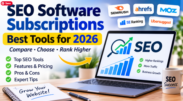 Best SEO software subscriptions and SEO tools for 2026